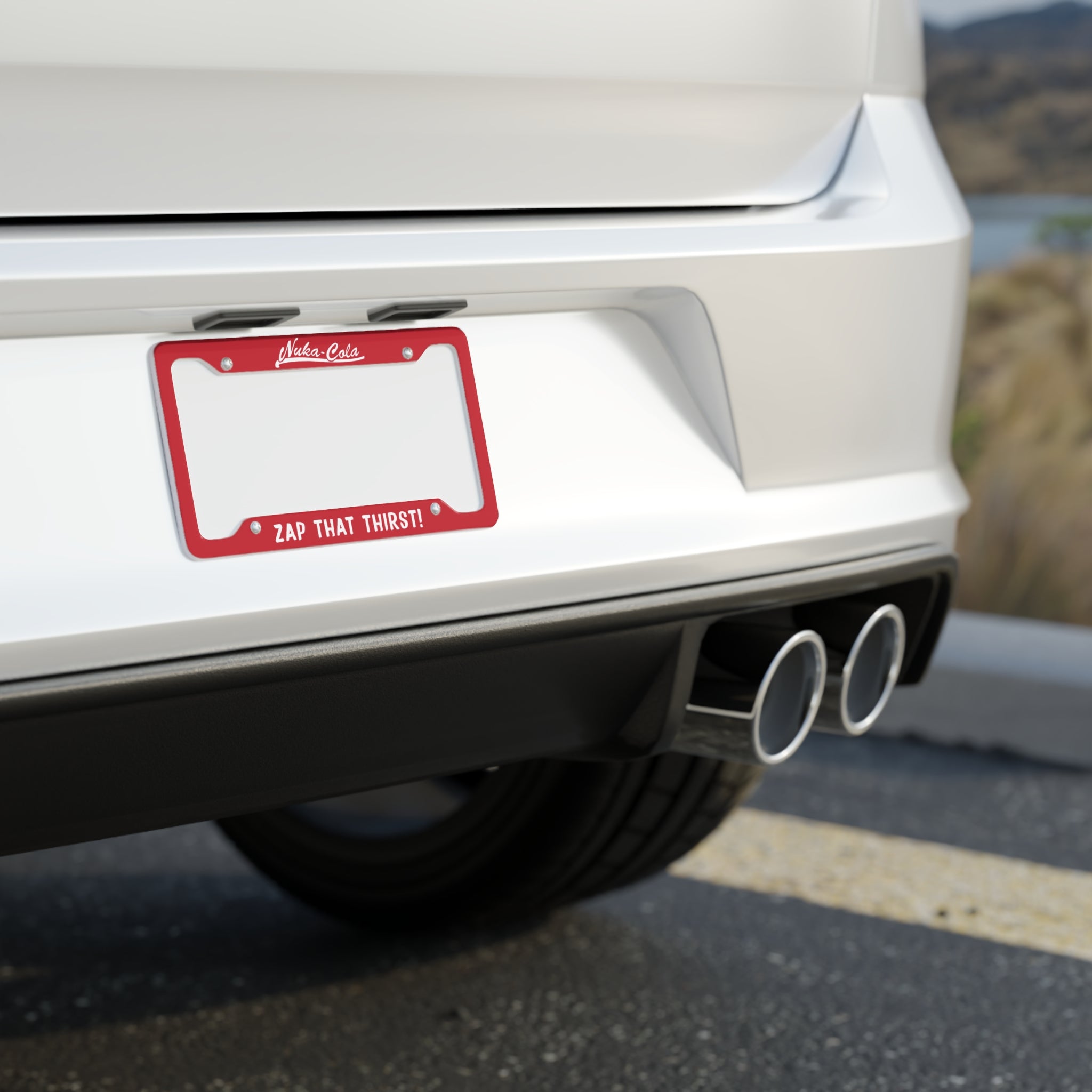 Nuka-Cola License Plate Frame