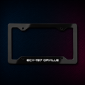 ECV-197 Orville License Plate Frame