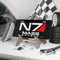 N7 Mass Effect License Plate