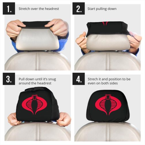 Cobra Command Headrest Covers