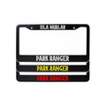 Isla Nublar Park Ranger License Plate Frame