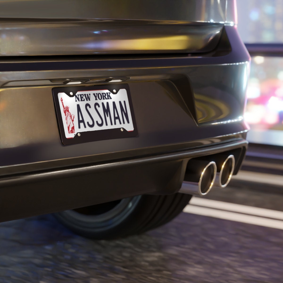 ASSMAN License Plate