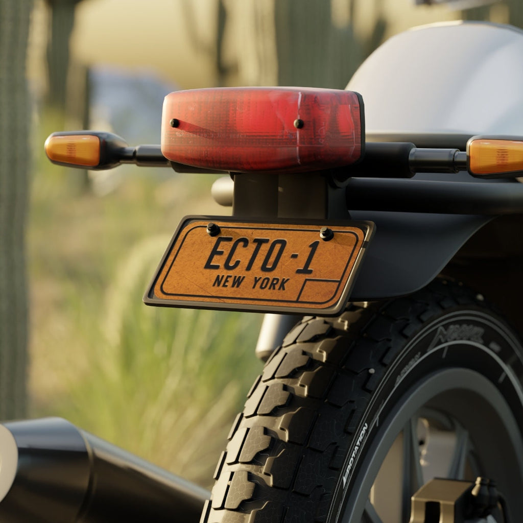ECTO-1 Mini License Plate