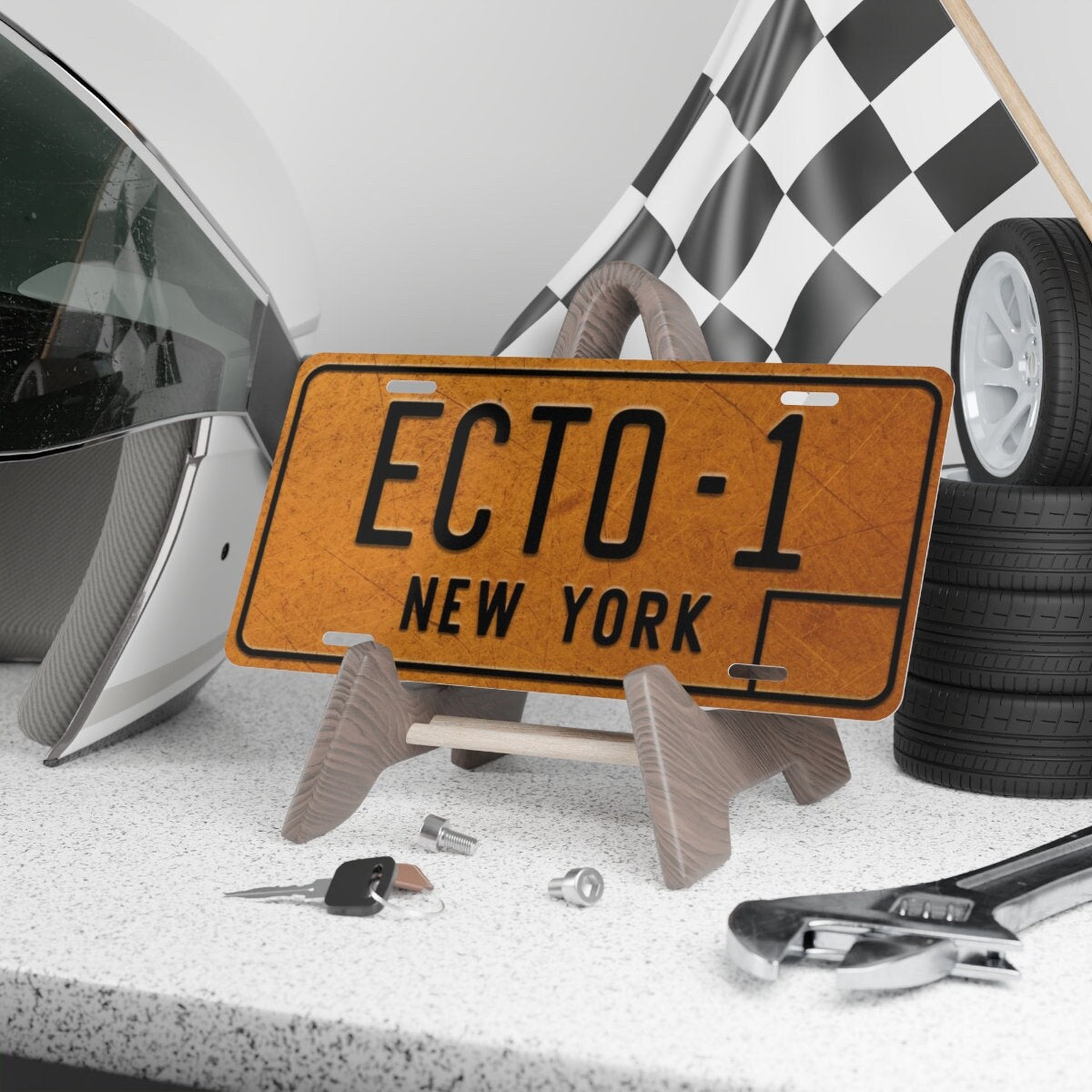 ECTO-1 License Plate