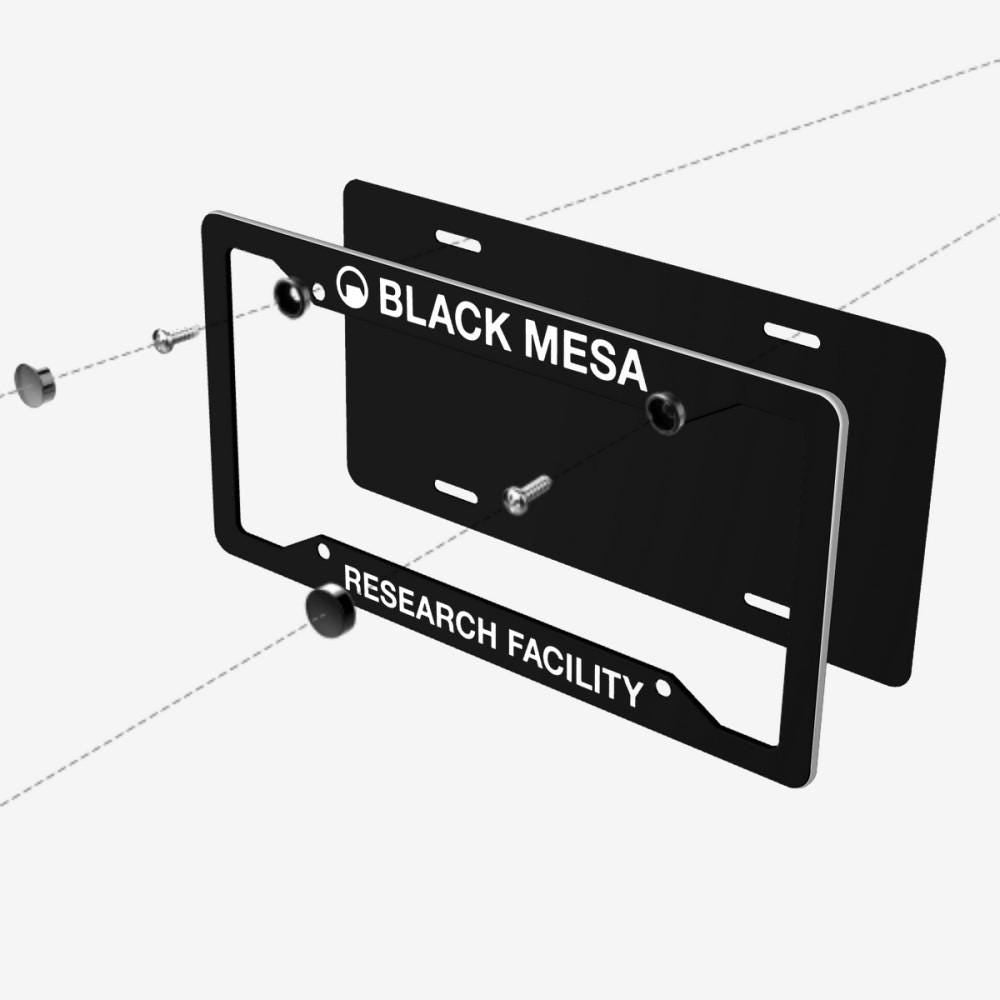 Black Mesa License Plate Frame