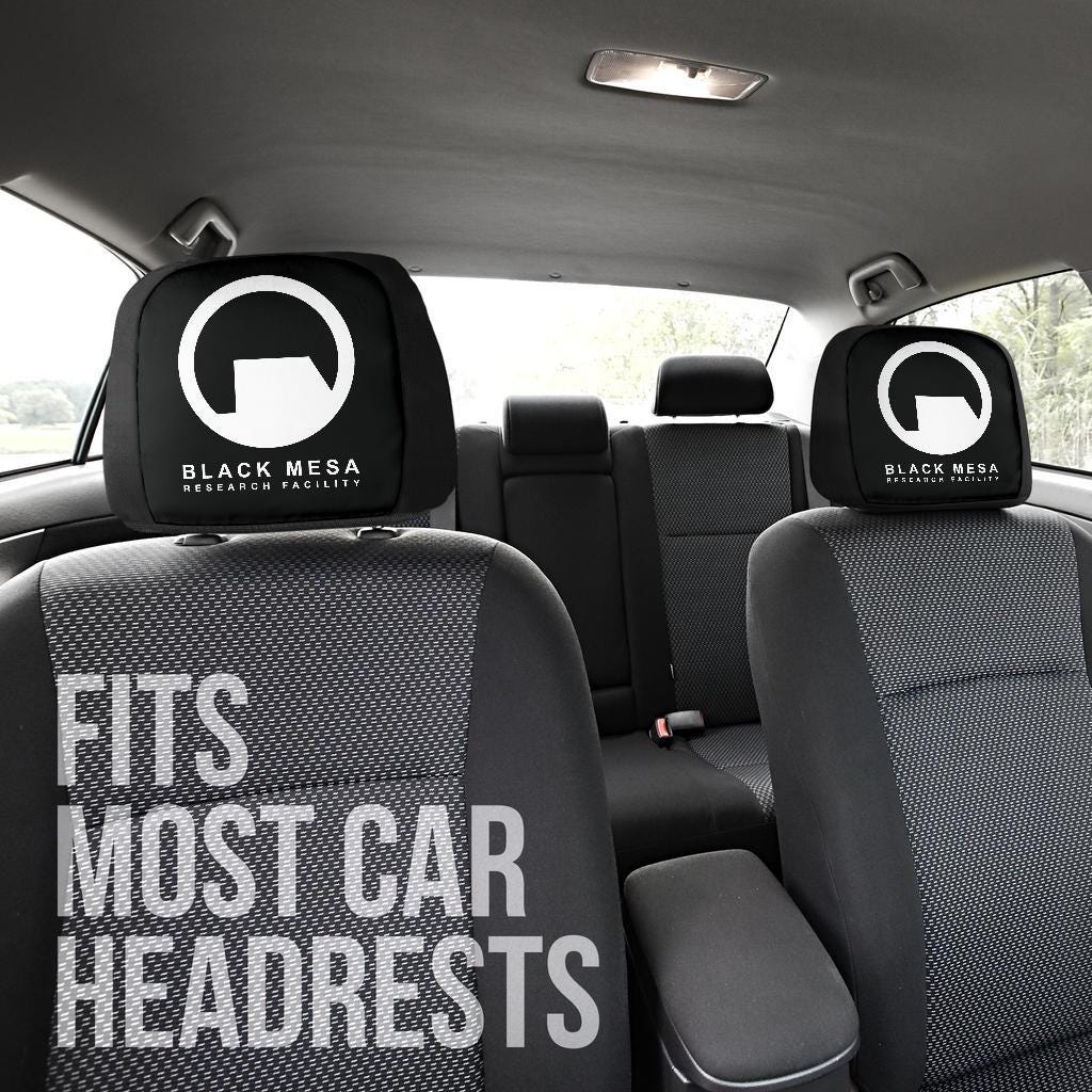 Black Mesa Headrest Covers