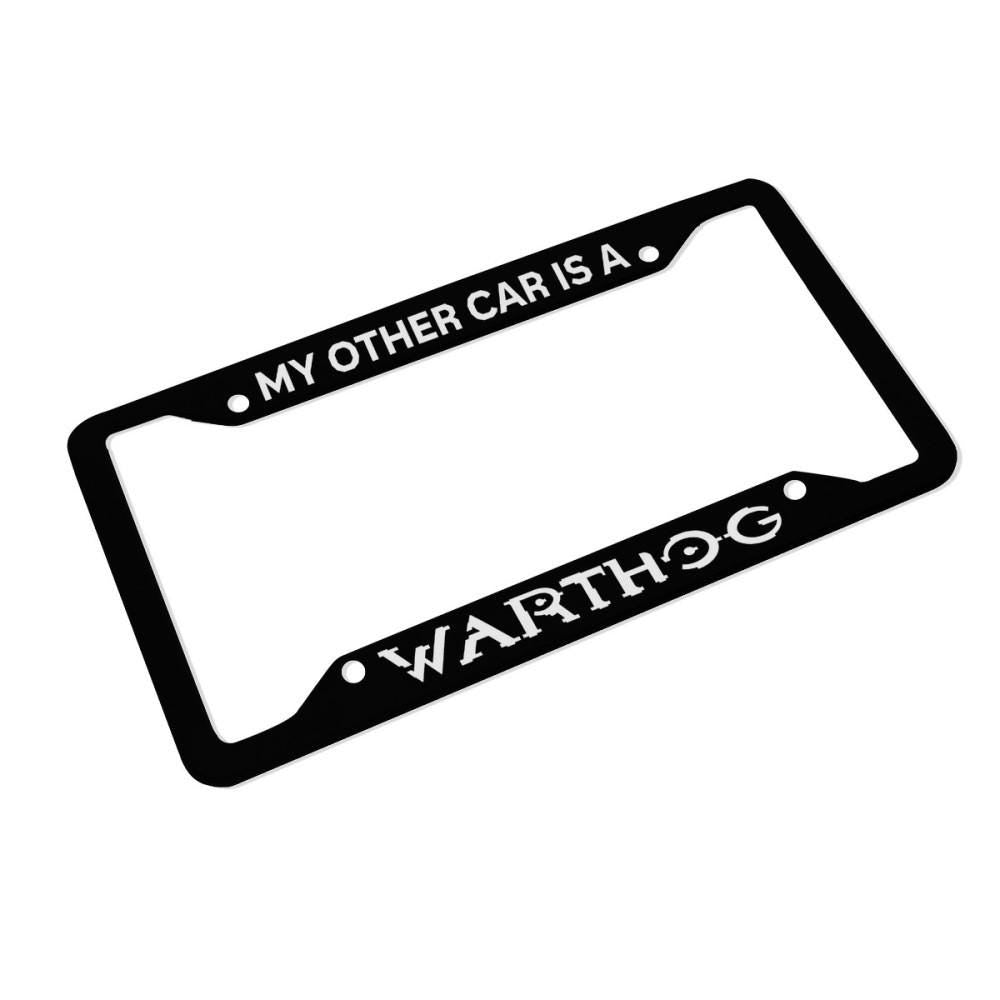 My Other Car Is A Warthog License Plate Frame