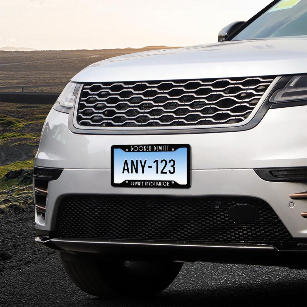 Booker DeWitt License Plate Frame