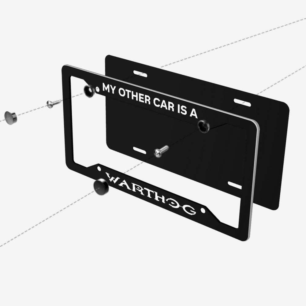 My Other Car Is A Warthog License Plate Frame