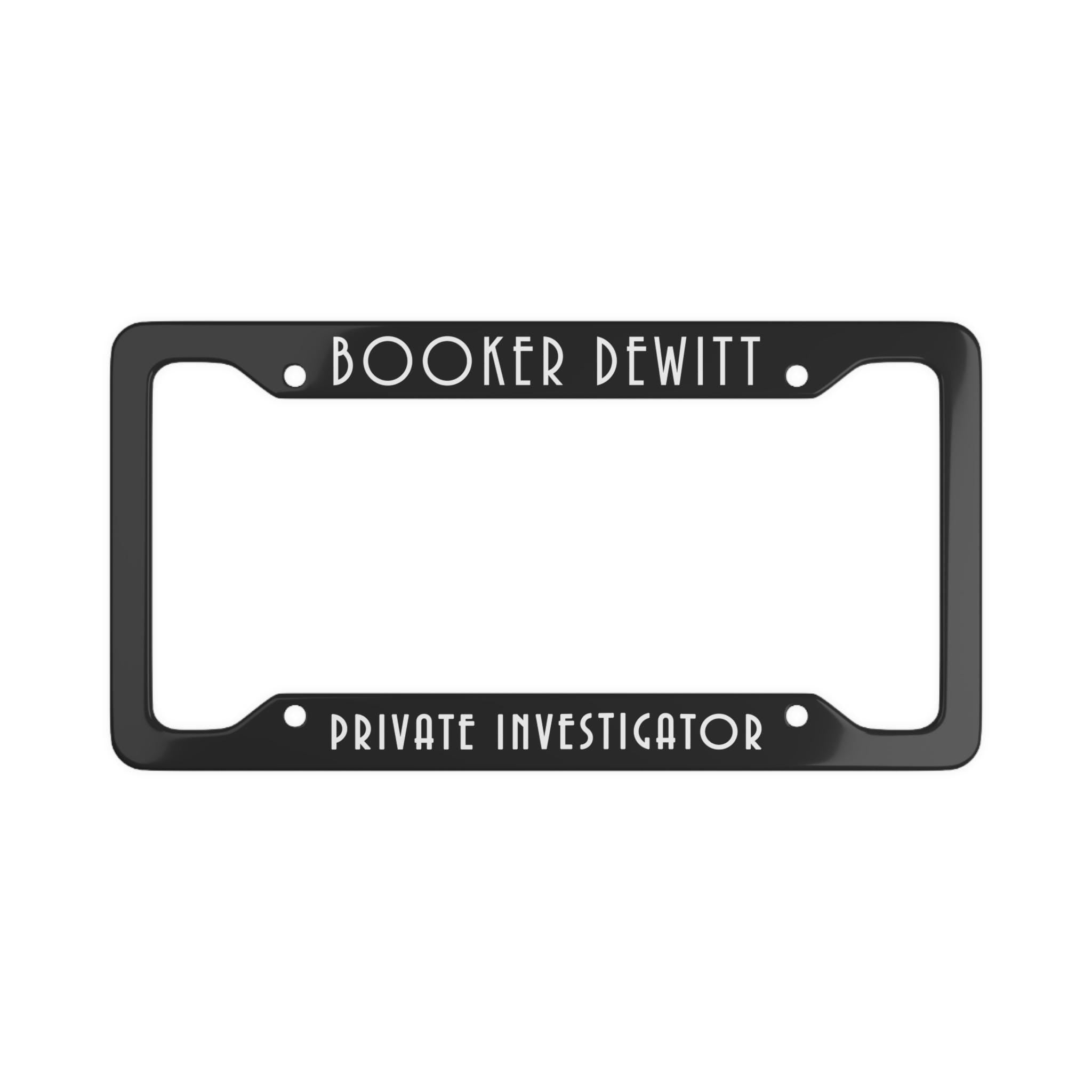 Booker DeWitt License Plate Frame