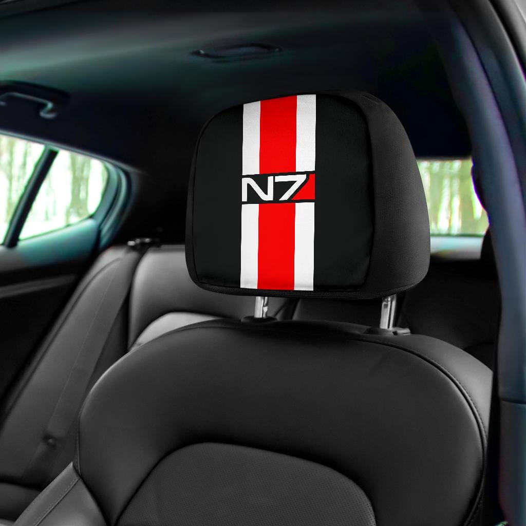 N7 Logo Headrest Covers
