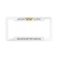 White Weyland-Yutani License Plate Frame