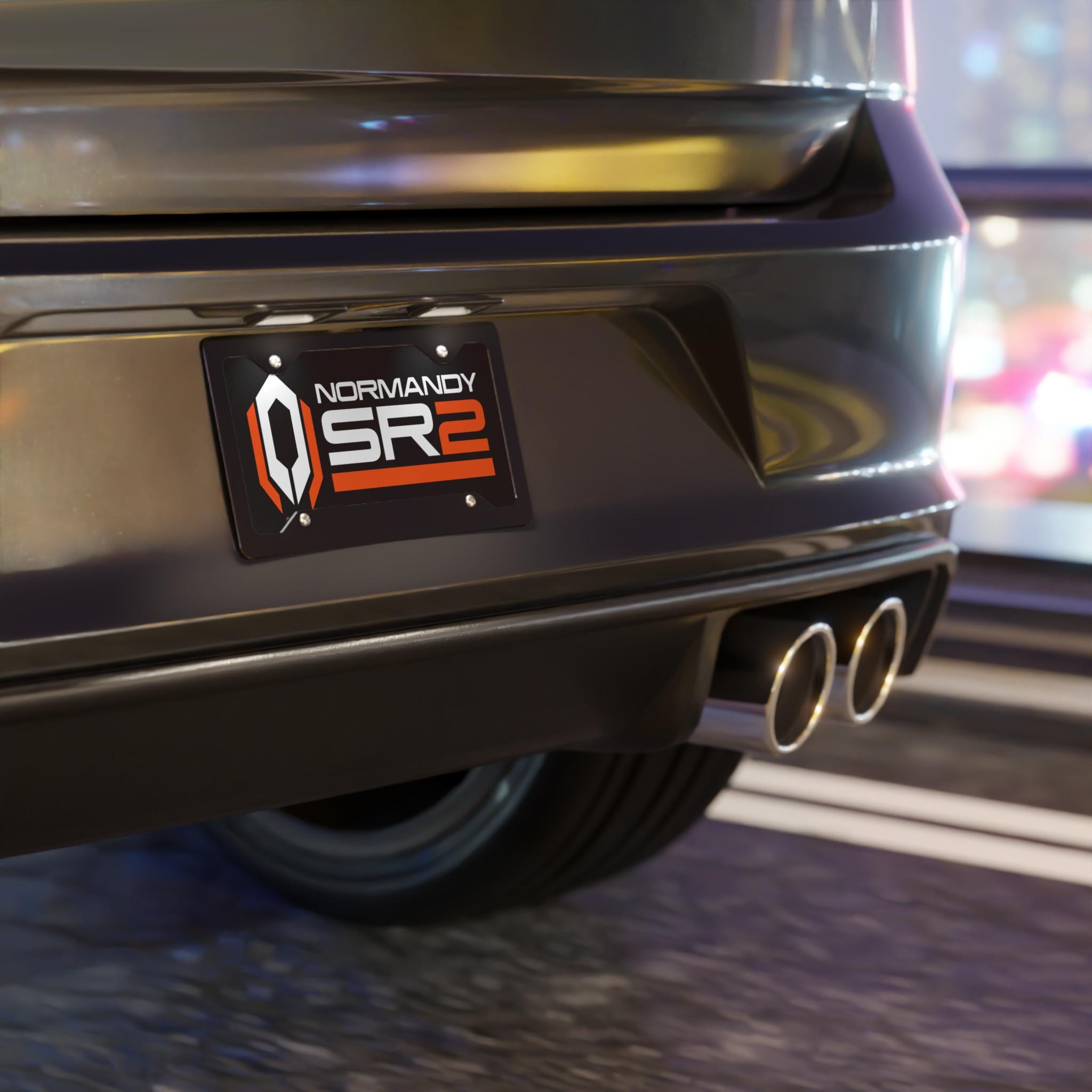 Normandy SR1 - SR2 License Plate