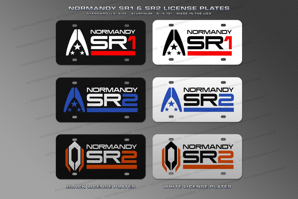 Normandy SR1 - SR2 License Plate