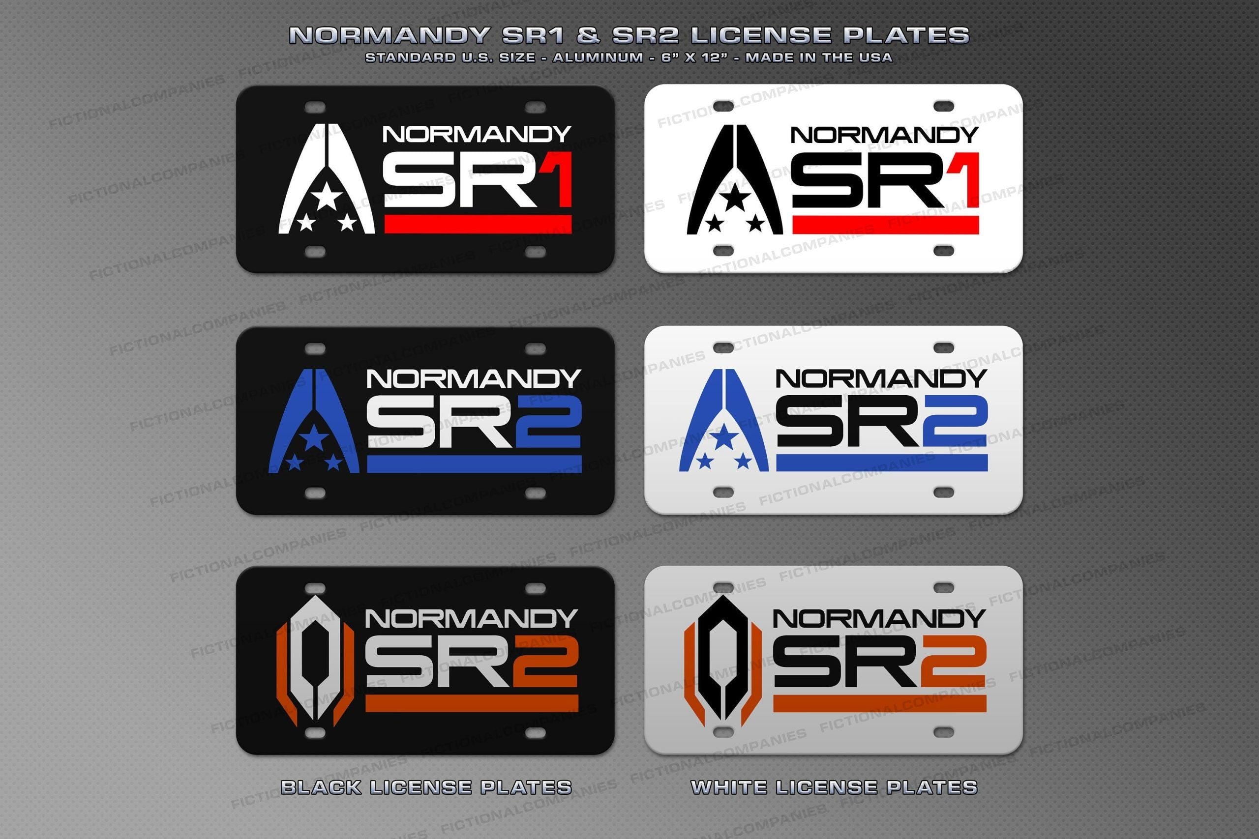 Normandy SR1 - SR2 License Plate