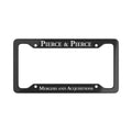Pierce & Pierce License Plate Frame