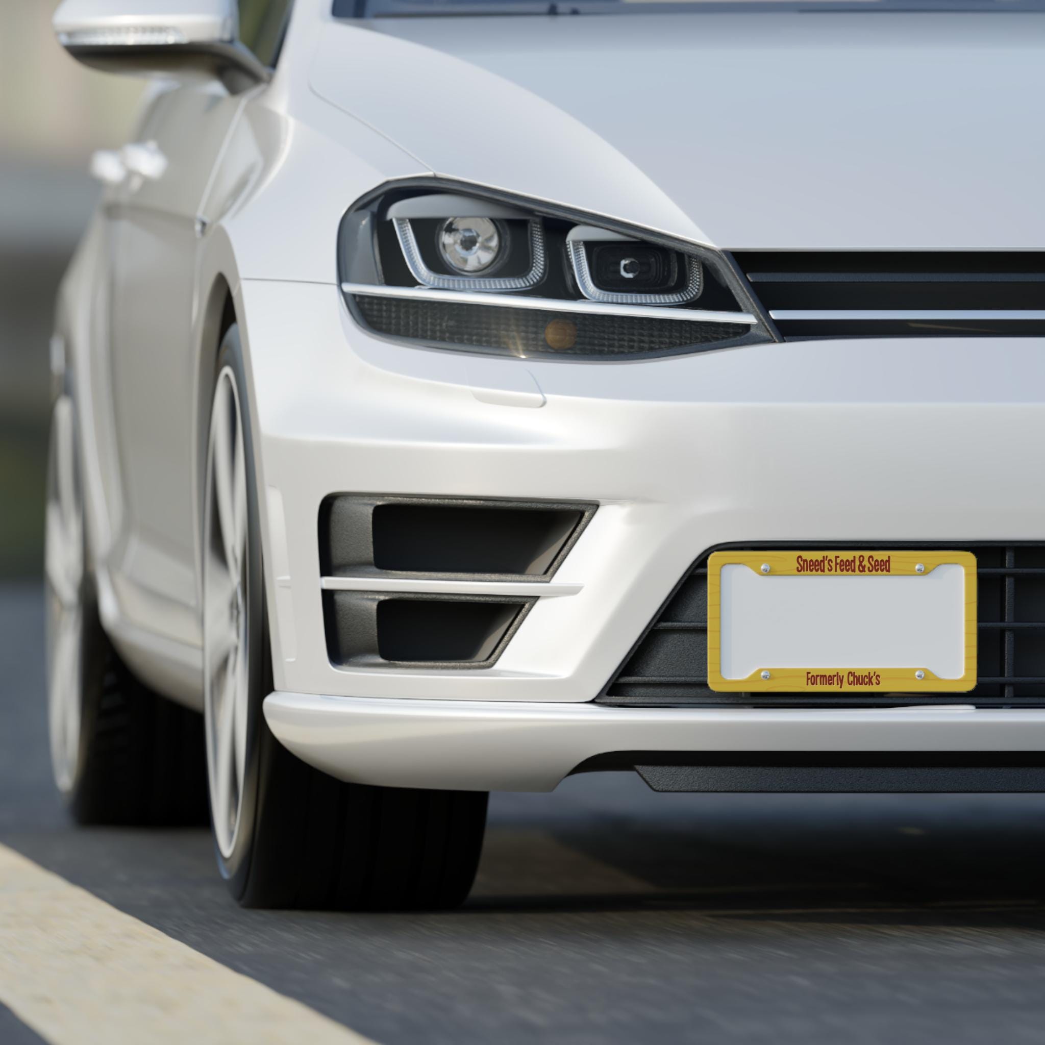 Sneed's Feed and Seed License Plate Frame