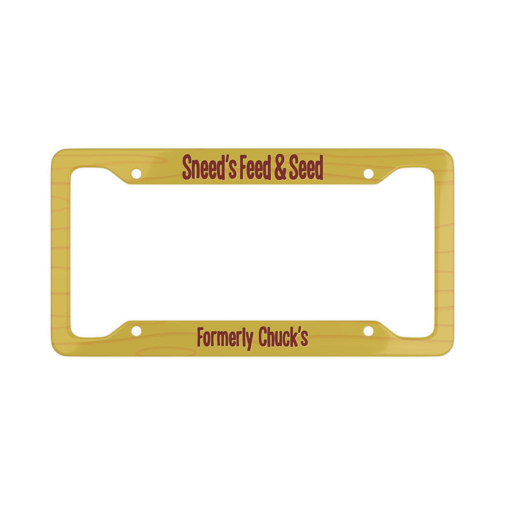 Sneed's Feed and Seed License Plate Frame