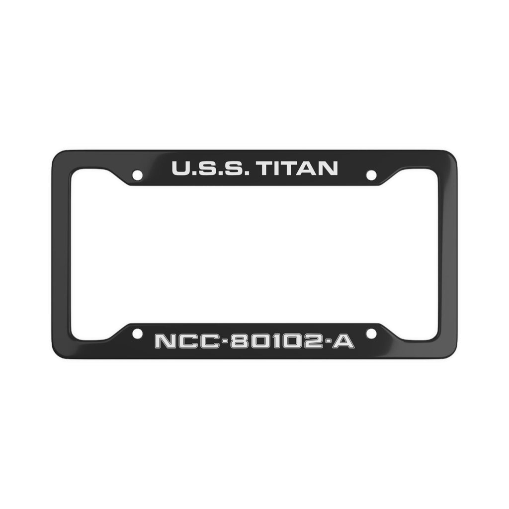 USS Titan License Plate Frame