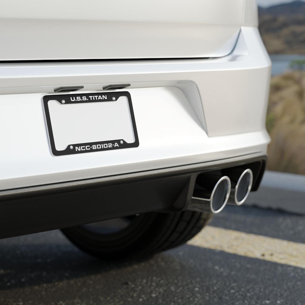 USS Titan License Plate Frame