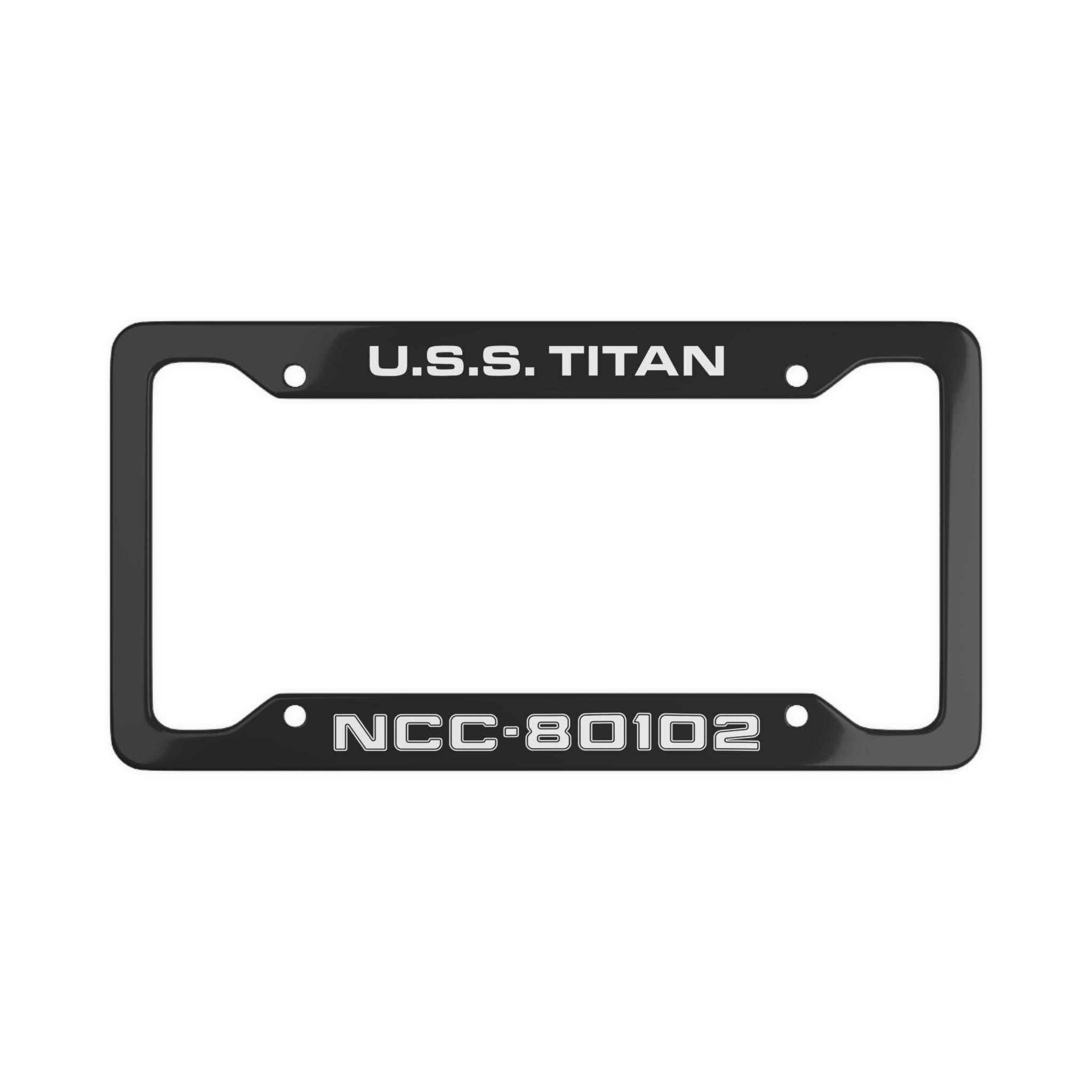 USS Titan License Plate Frame