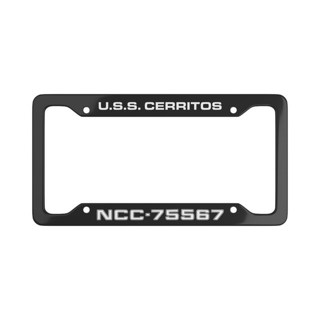 USS Cerritos License Plate Frame