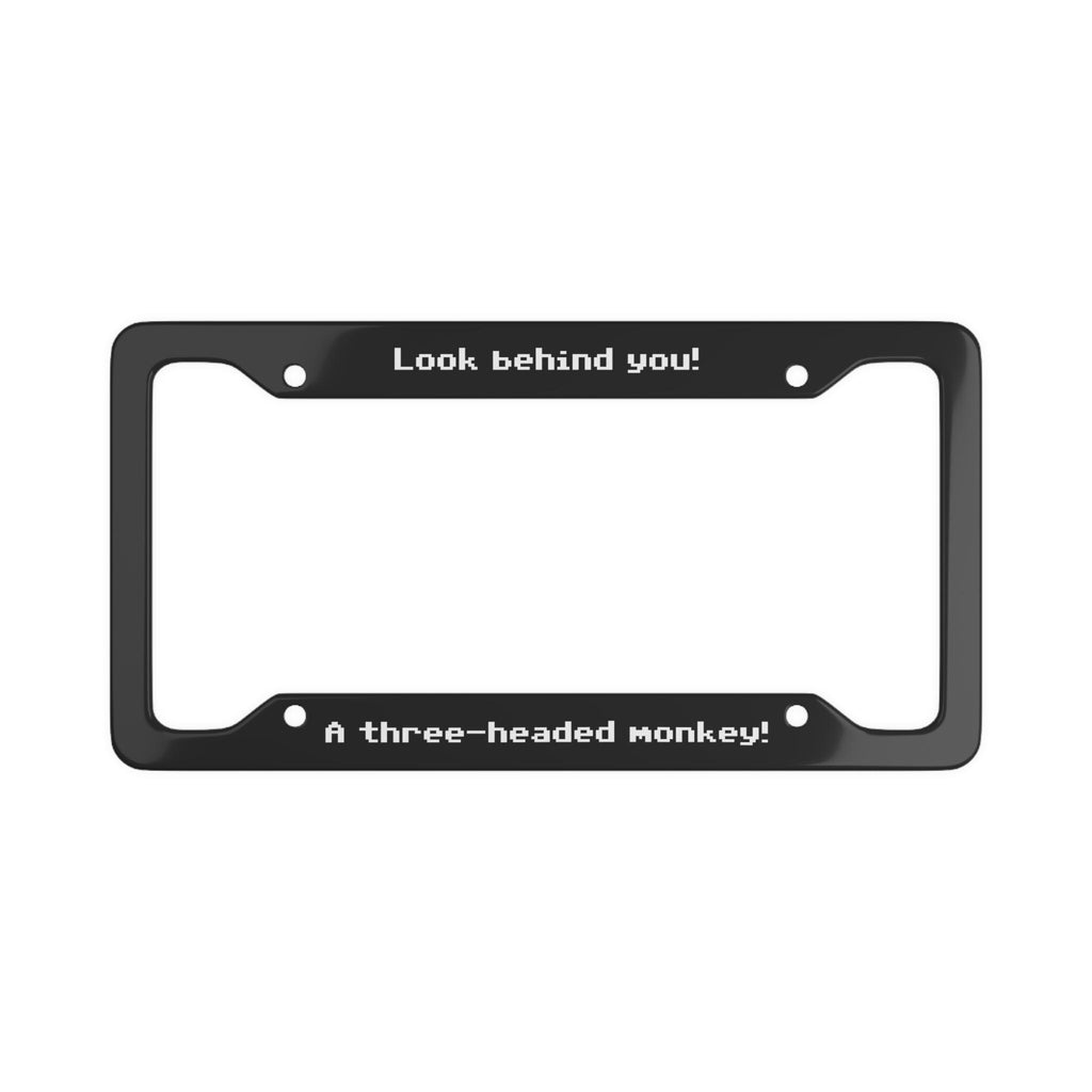 Monkey Island License Plate Frame
