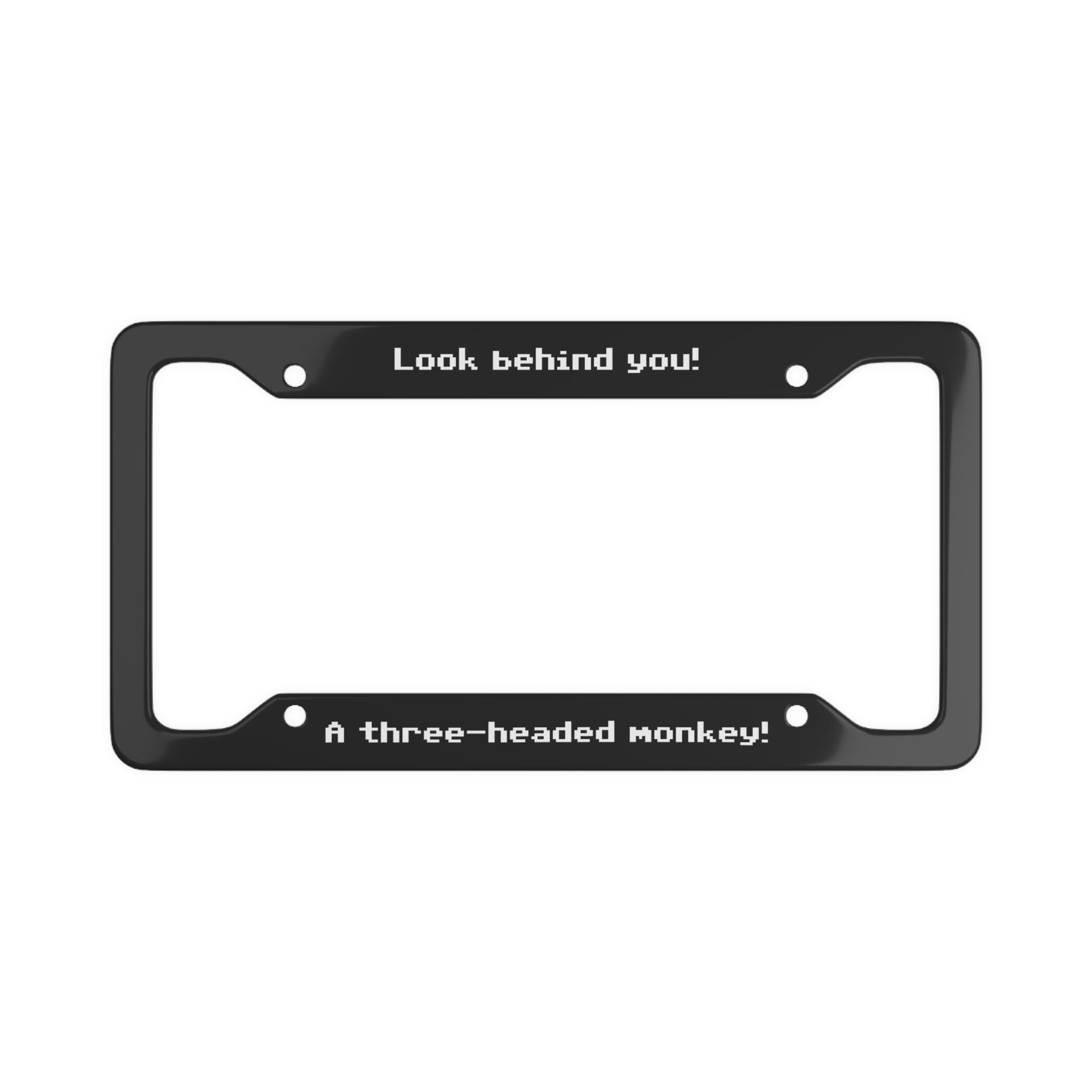 Monkey Island License Plate Frame