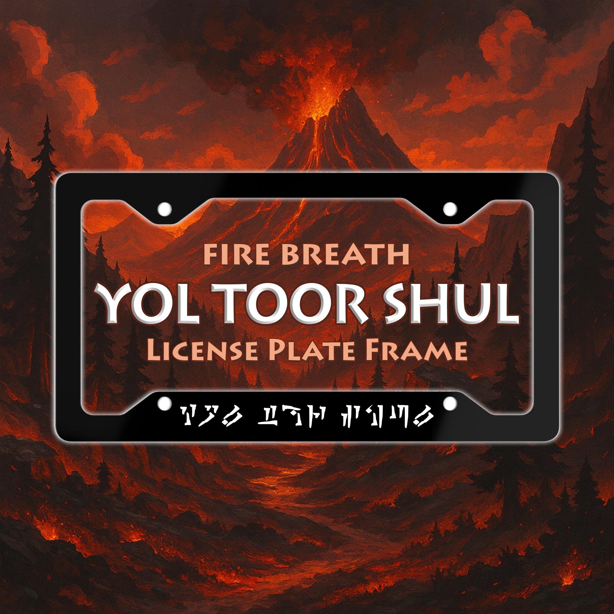 YOL TOOR SHUL License Plate Frame