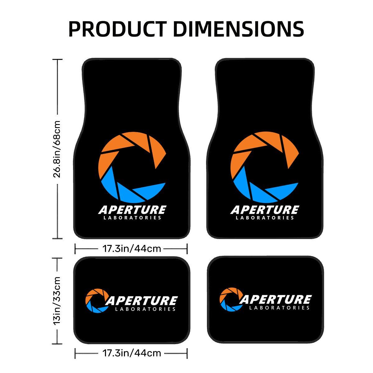Aperture Laboratories Car Floor Mats