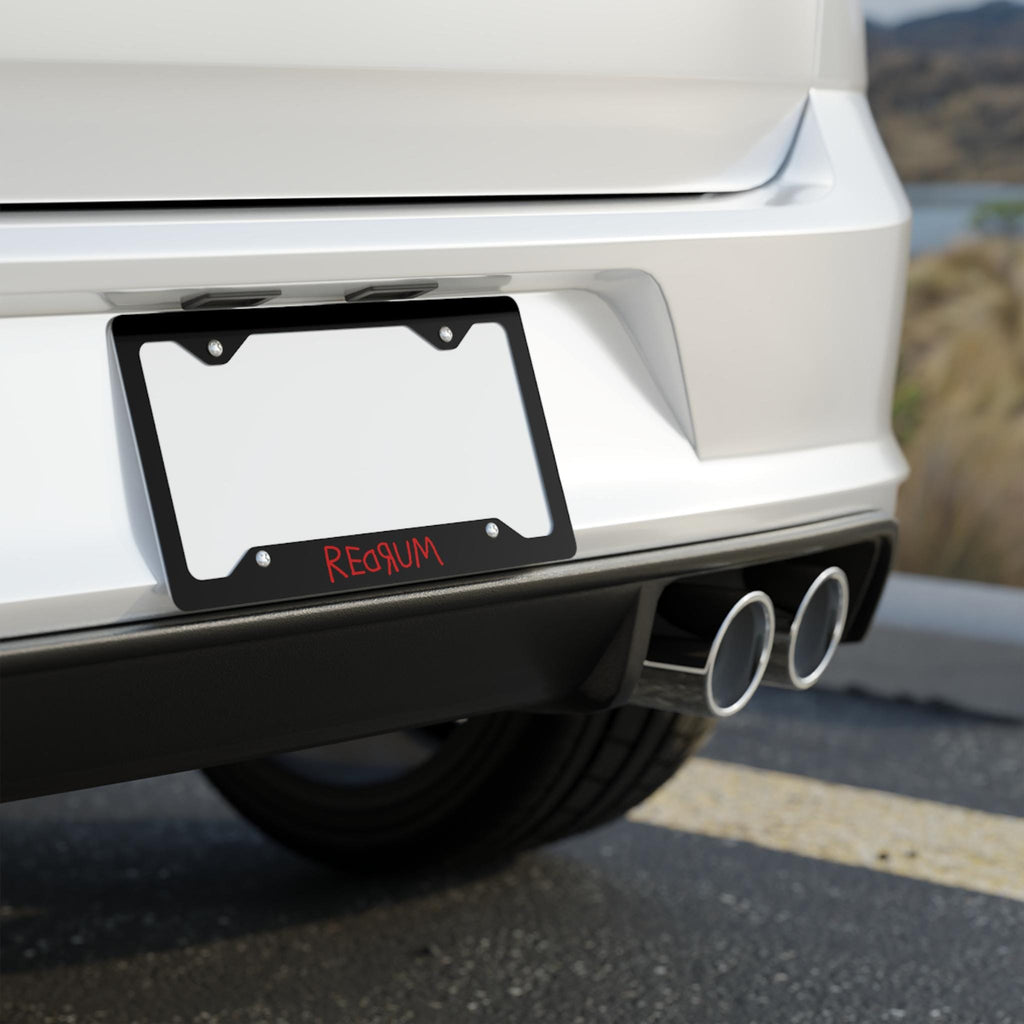 REDRUM License Plate Frame