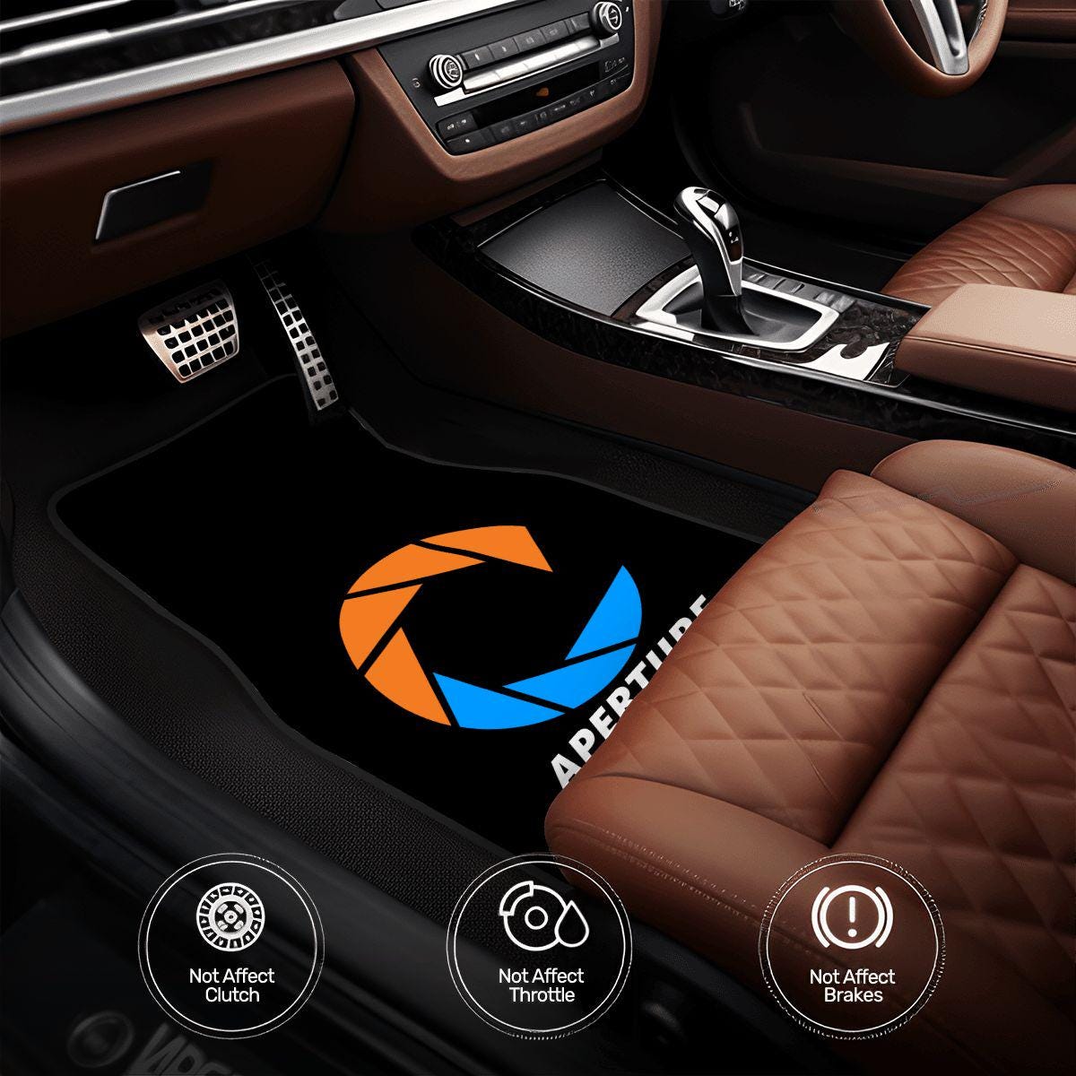 Aperture Laboratories Car Floor Mats