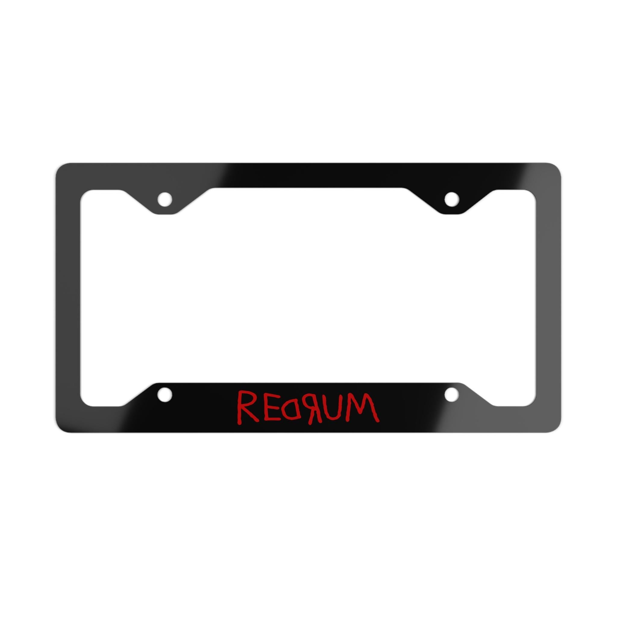 REDRUM License Plate Frame