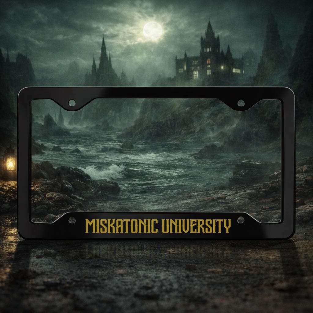 Miskatonic University License Plate Frame