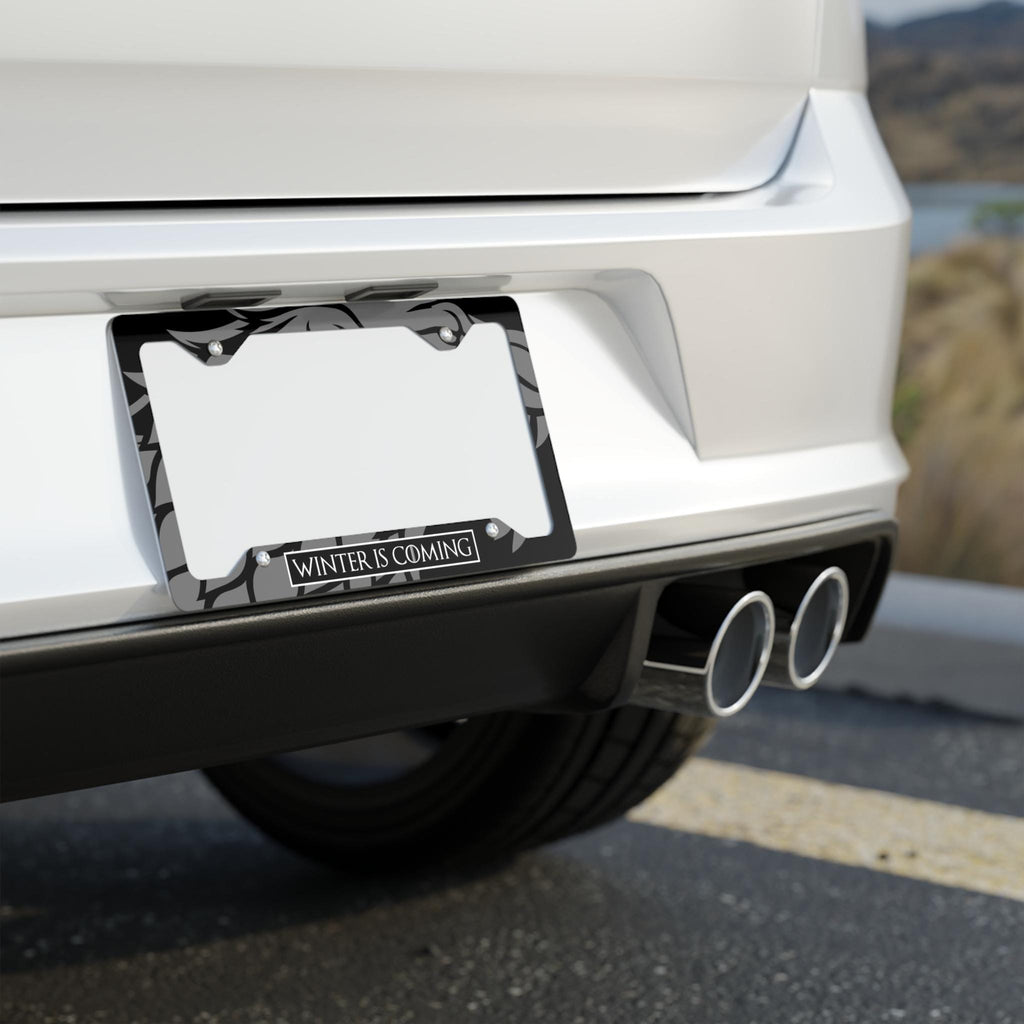 Winter Is Coming License Plate Frame