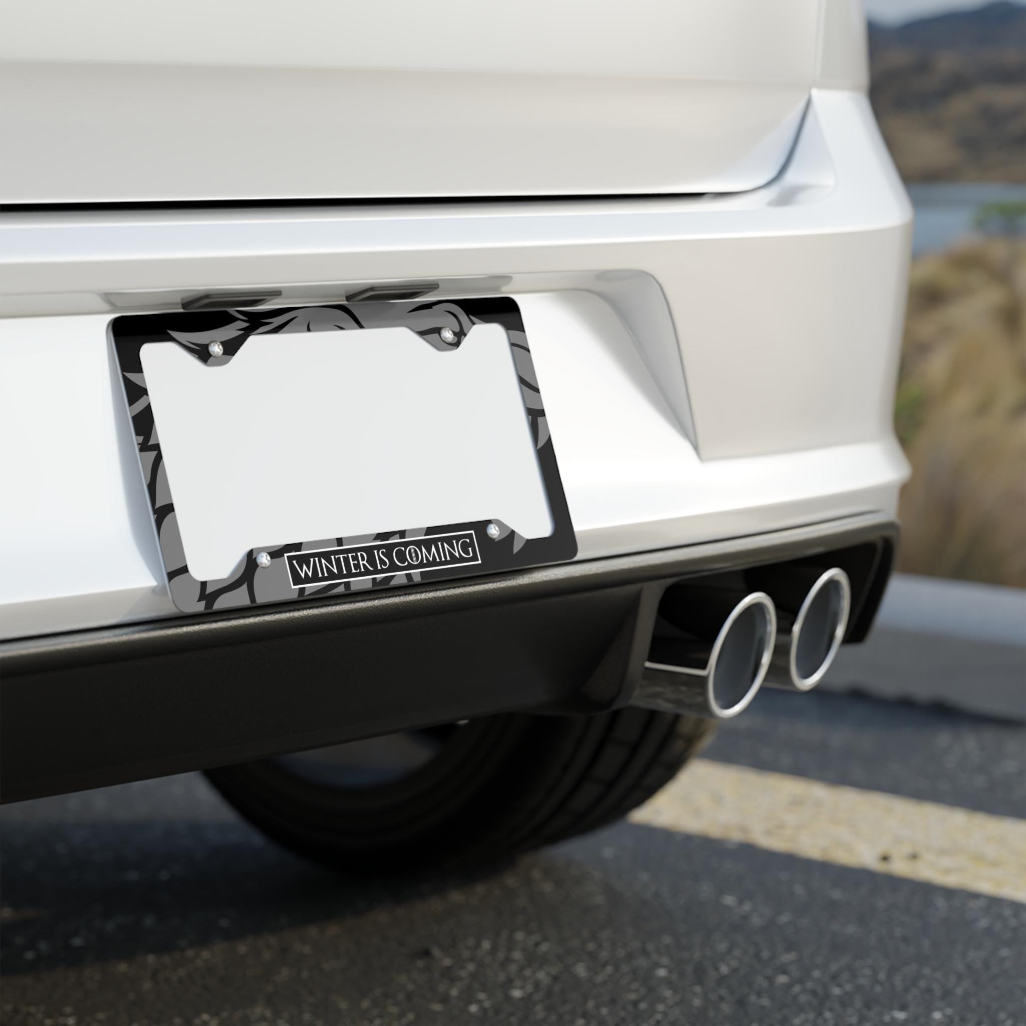 Winter Is Coming License Plate Frame