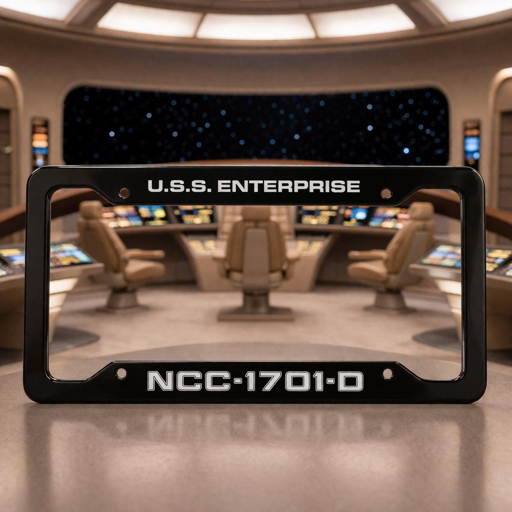 NCC-1701-D License Plate Frame