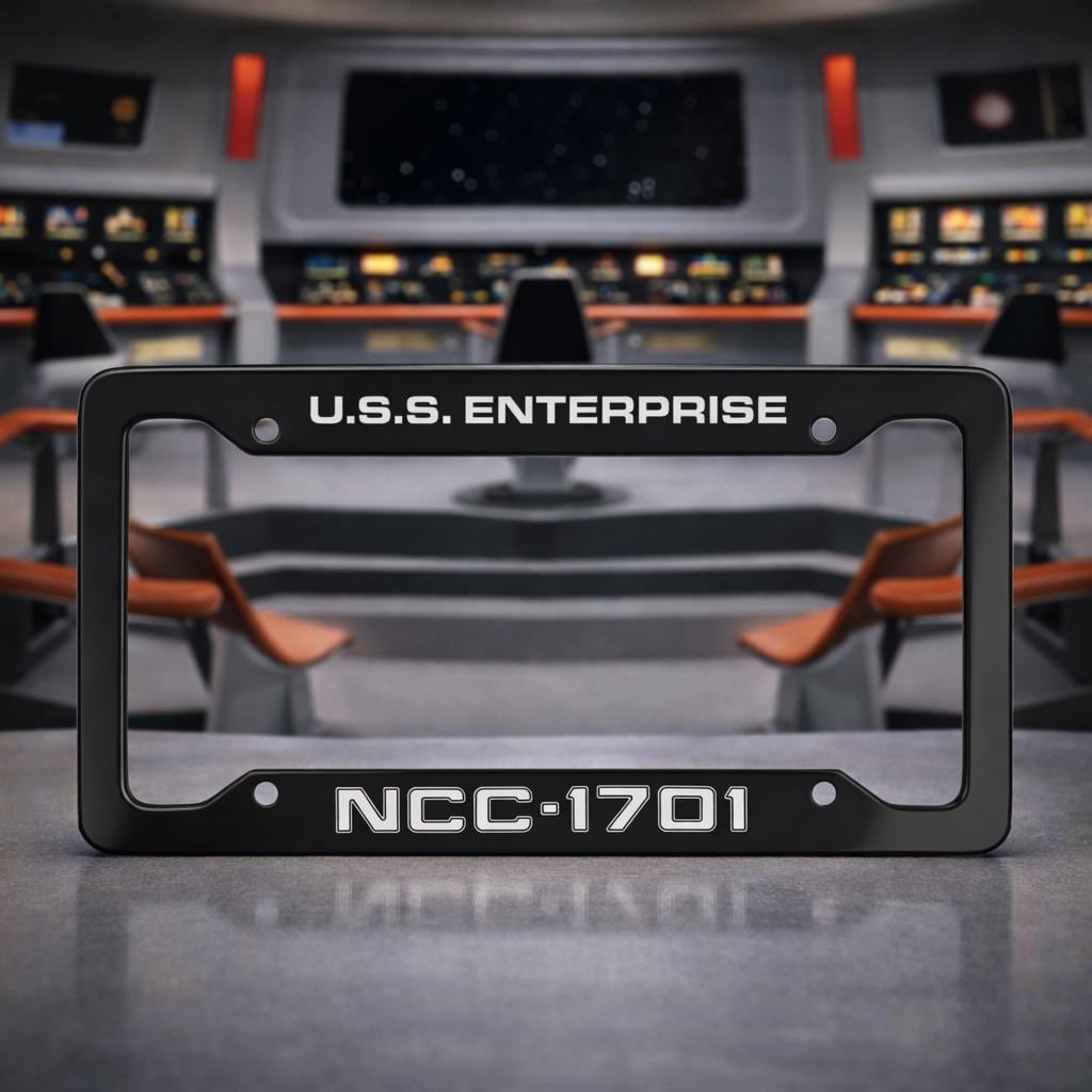 NCC-1701 License Plate Frame
