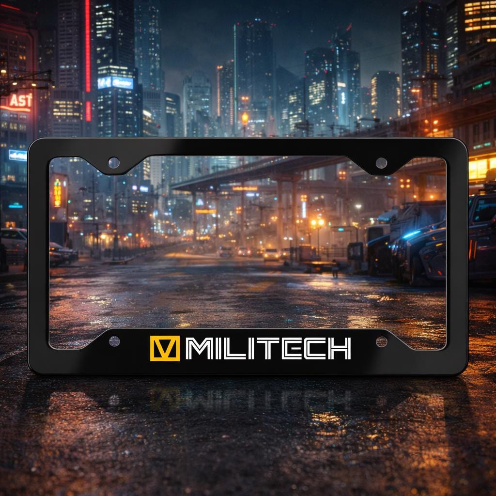Militech License Plate Frame