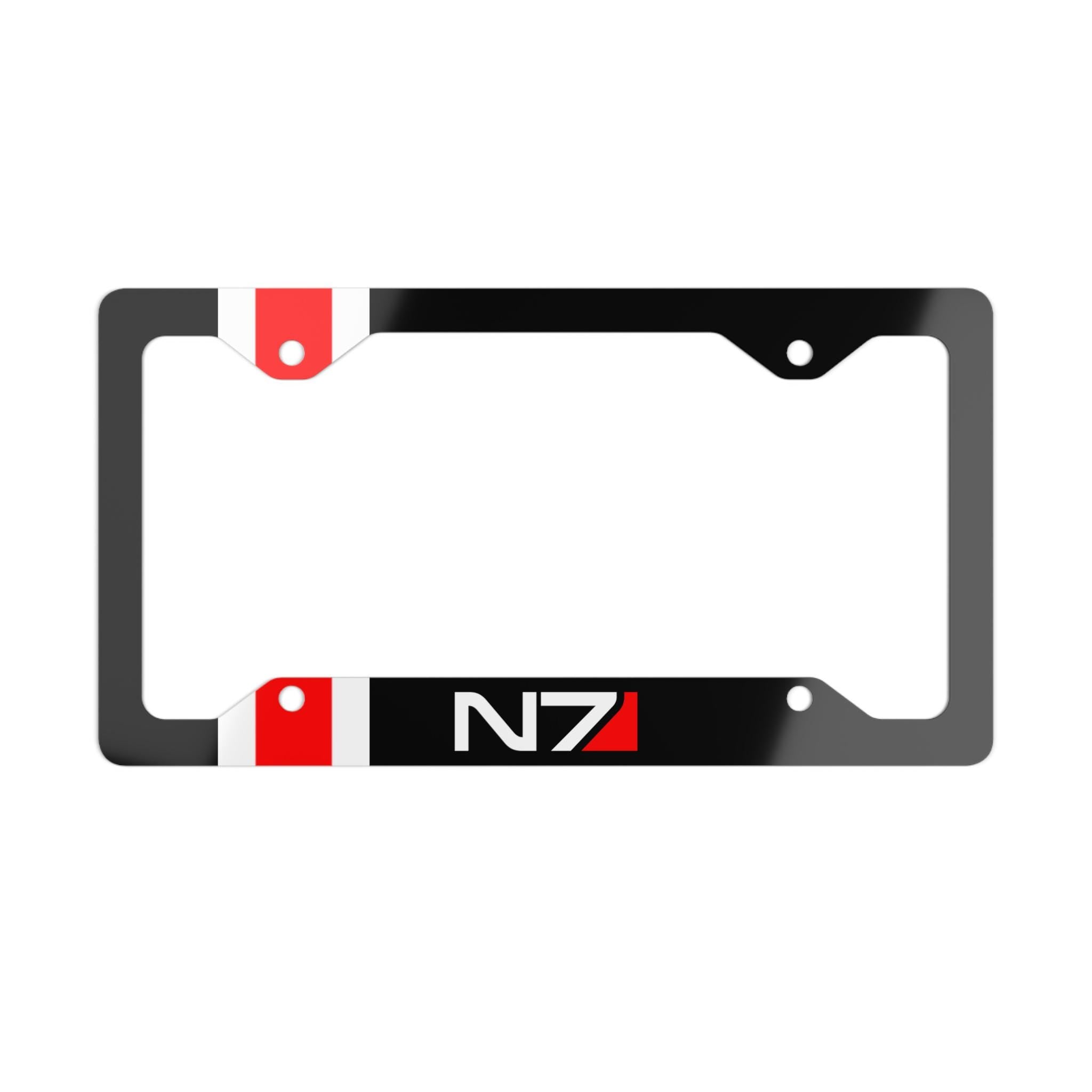 N7 Stripe License Plate Frame
