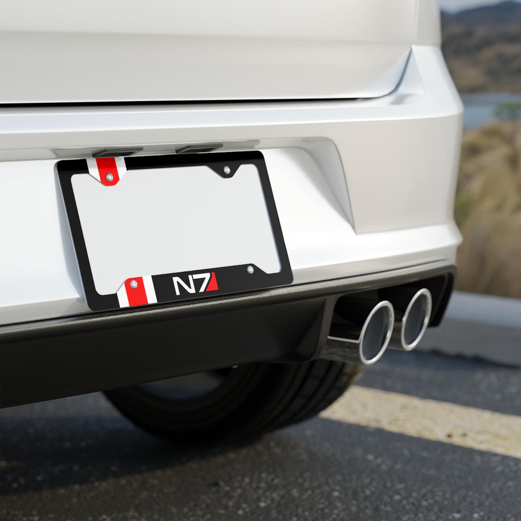 N7 Stripe License Plate Frame