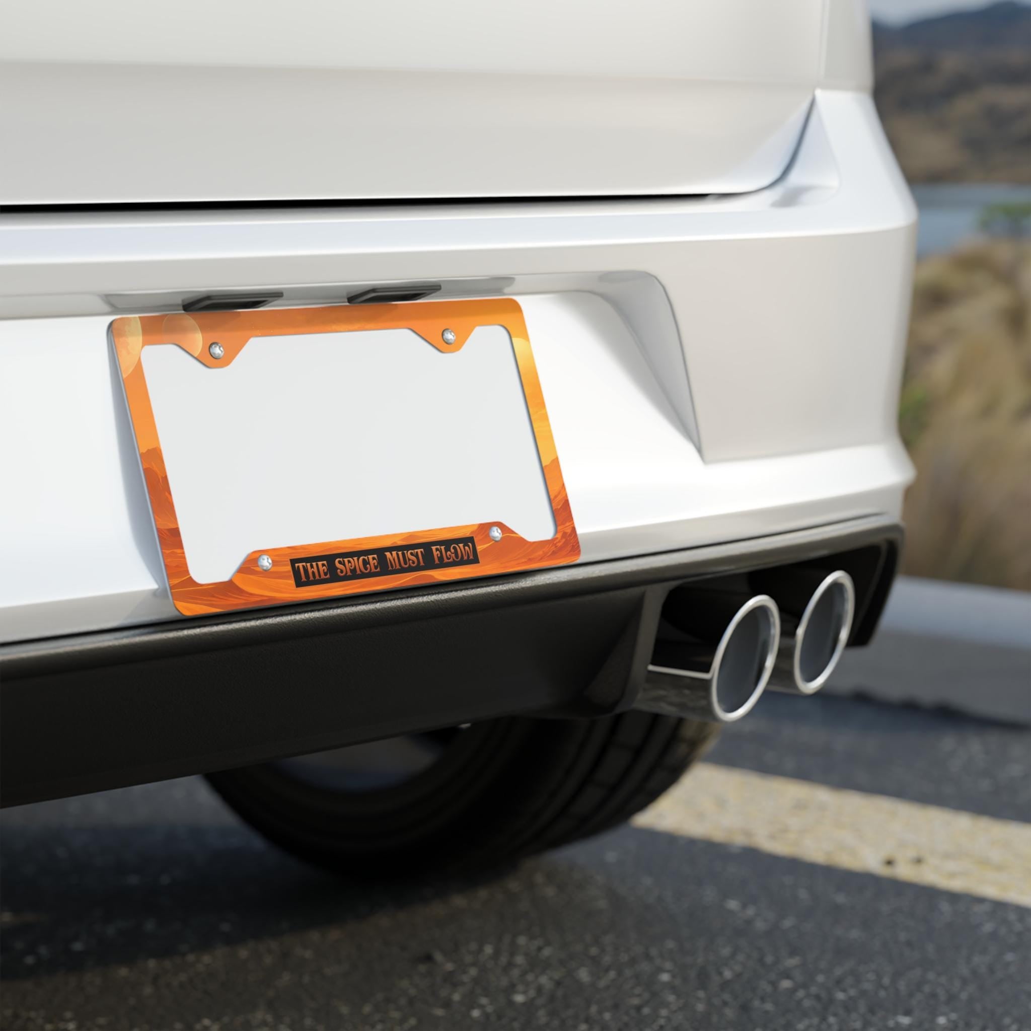 The Spice Must Flow License Plate Frame