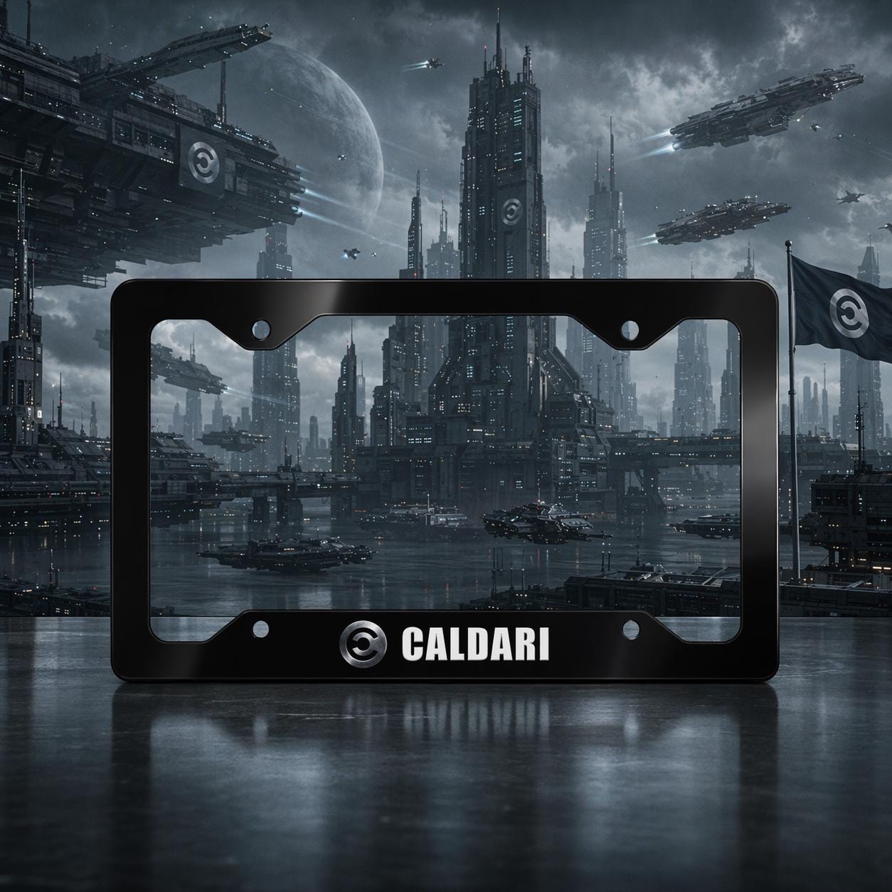 Caldari License Plate Frame