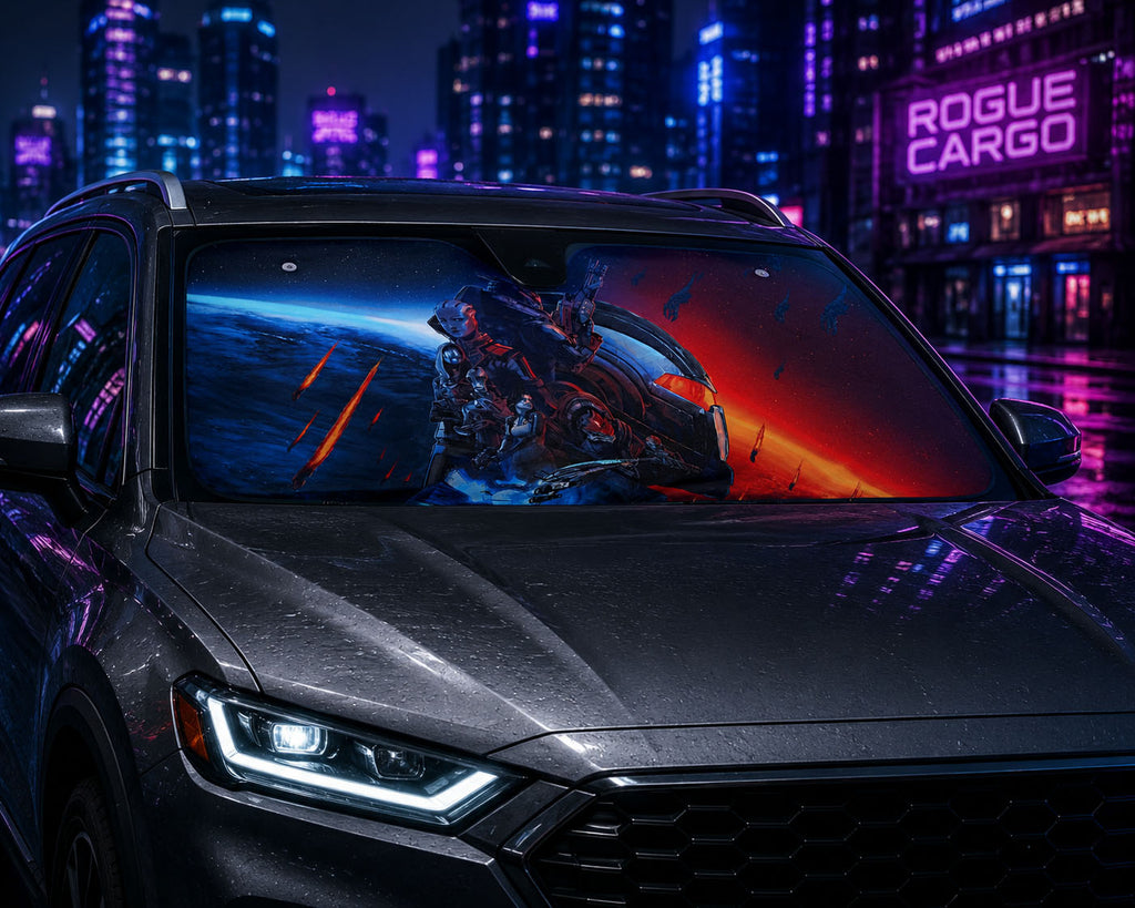 Mass Effect LE Auto Car Sun Shade