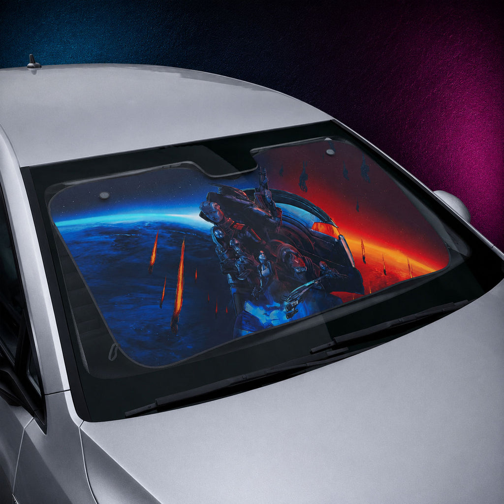 Mass Effect LE Auto Car Sun Shade