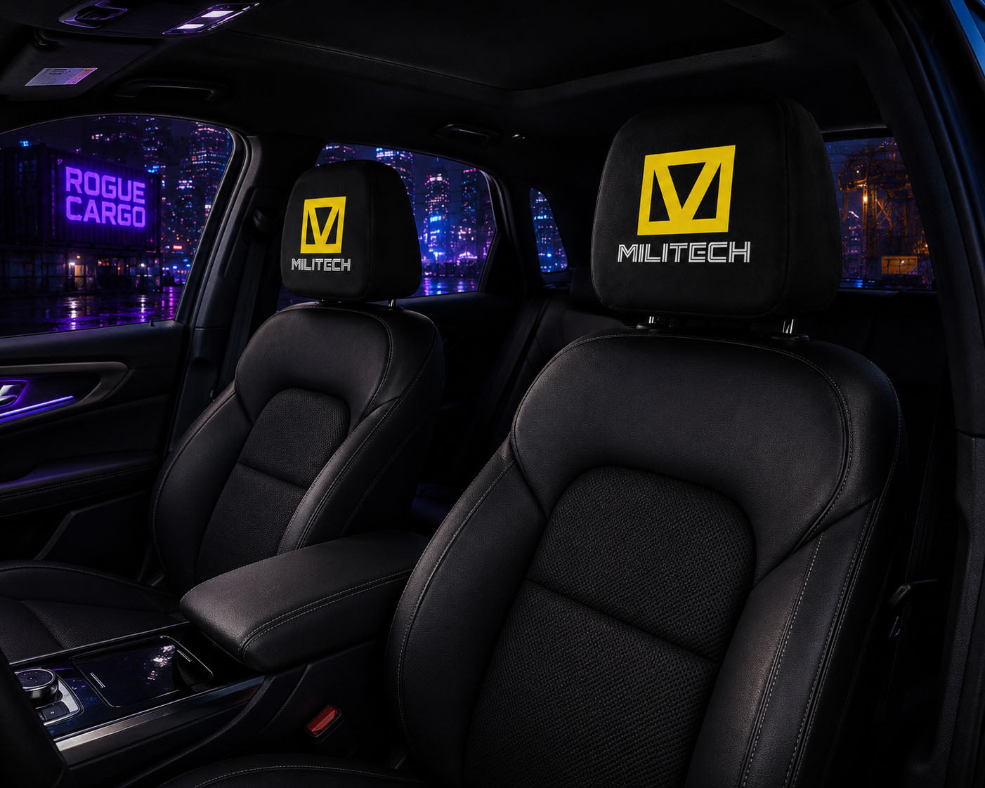 Militech Car Seat Headrest Covers