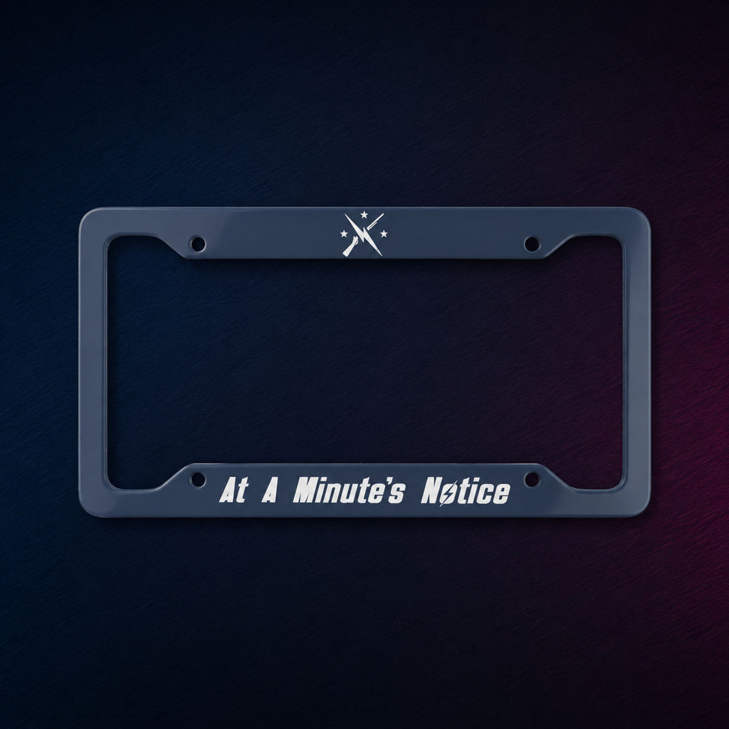 Minutemen License Plate Frame