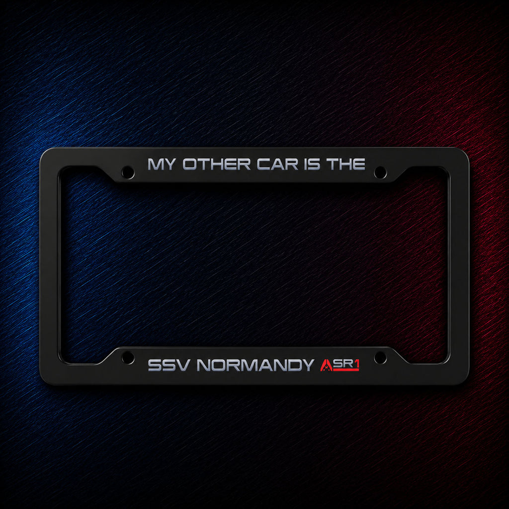 My Other Car Is The SSV Normandy SR1 - SR2 License Plate Frame