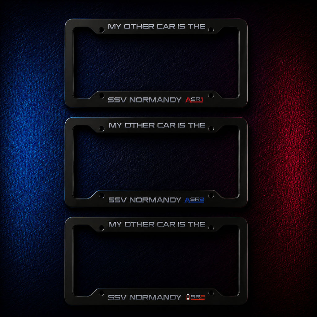My Other Car Is The SSV Normandy SR1 - SR2 License Plate Frame