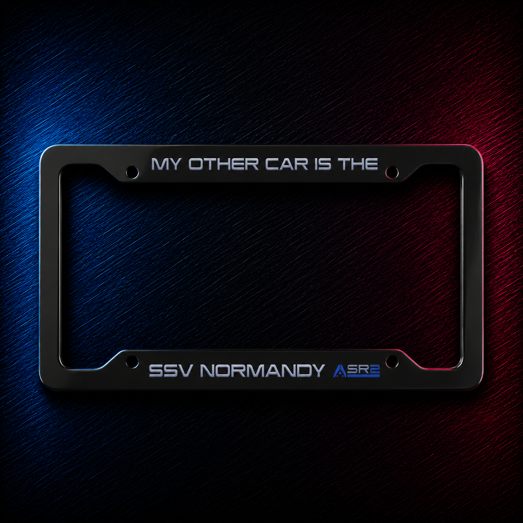 My Other Car Is The SSV Normandy SR1 - SR2 License Plate Frame